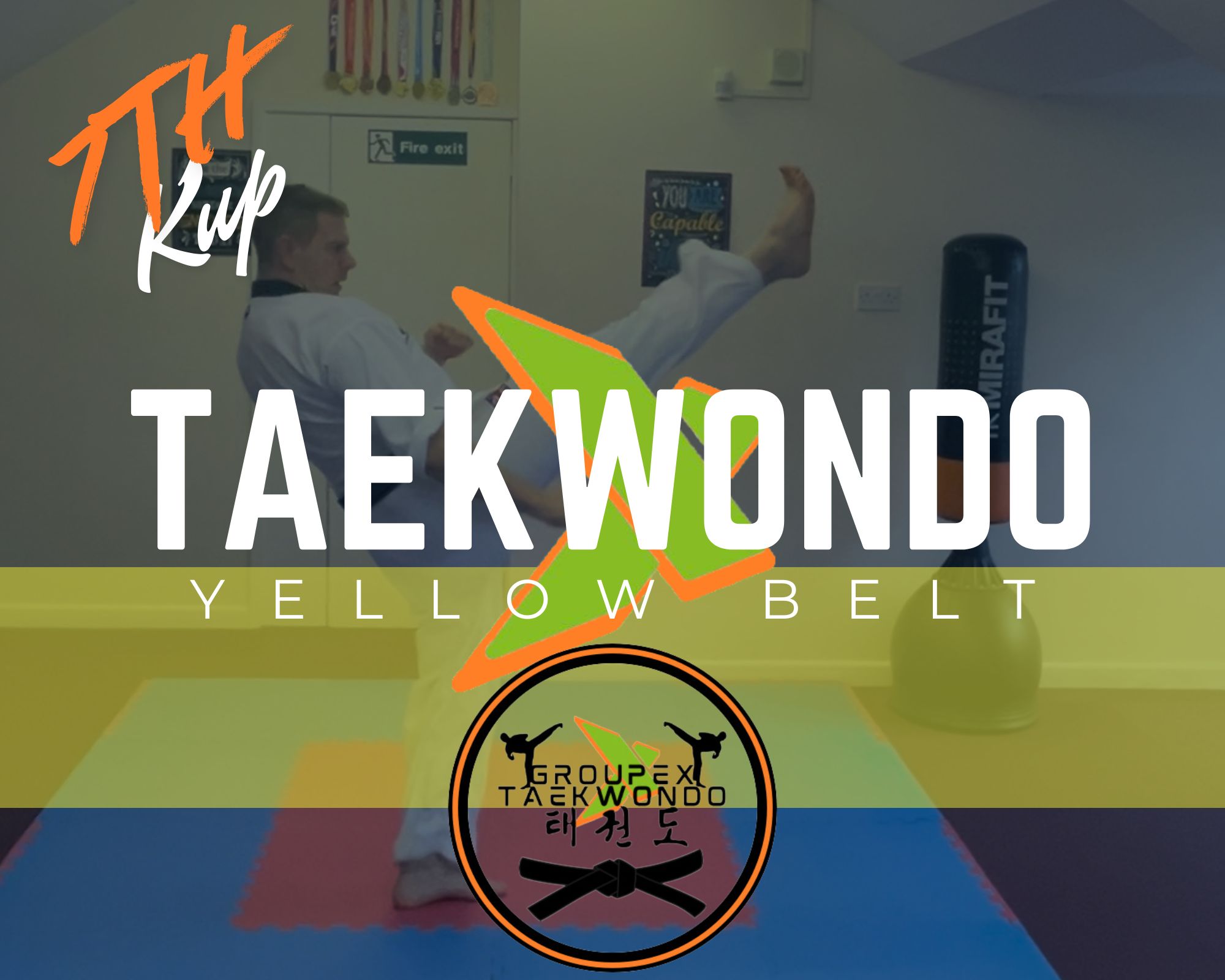 GroupEx Taekwondo Yellow Belt